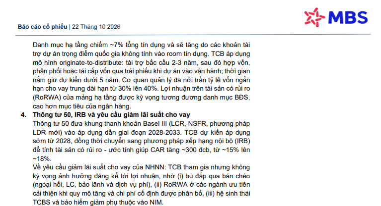 Điều gì đang giúp TCB lãi lớn?