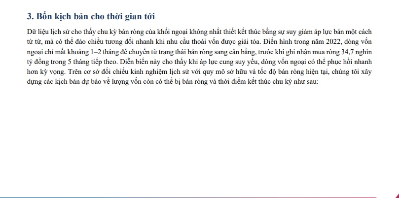 Làn sóng bán ròng của khối ngoại còn kéo dài?