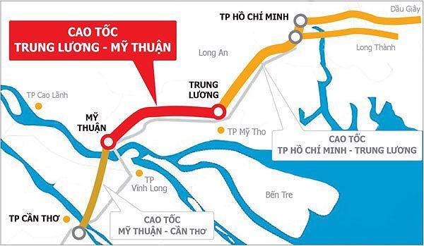 Đẩy nhanh tiến độ dự án cao tốc Trung Lương - Mỹ Thuận