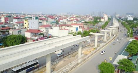 Tuyến metro Nhổn - Ga Hà Nội hoàn thành gần 49% tiến độ