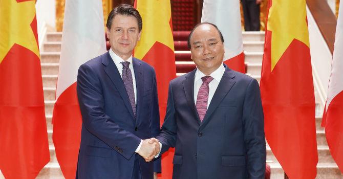 Việt Nam và Ý phấn đấu nâng kim ngạch thương mại lên 6 tỷ USD vào năm 2020