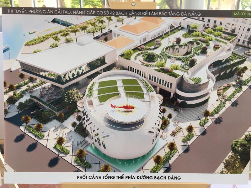 Tuyển chọn phương án thiết kế kiến trúc công trình cải tạo thành Bào tàng Đà Nẵng