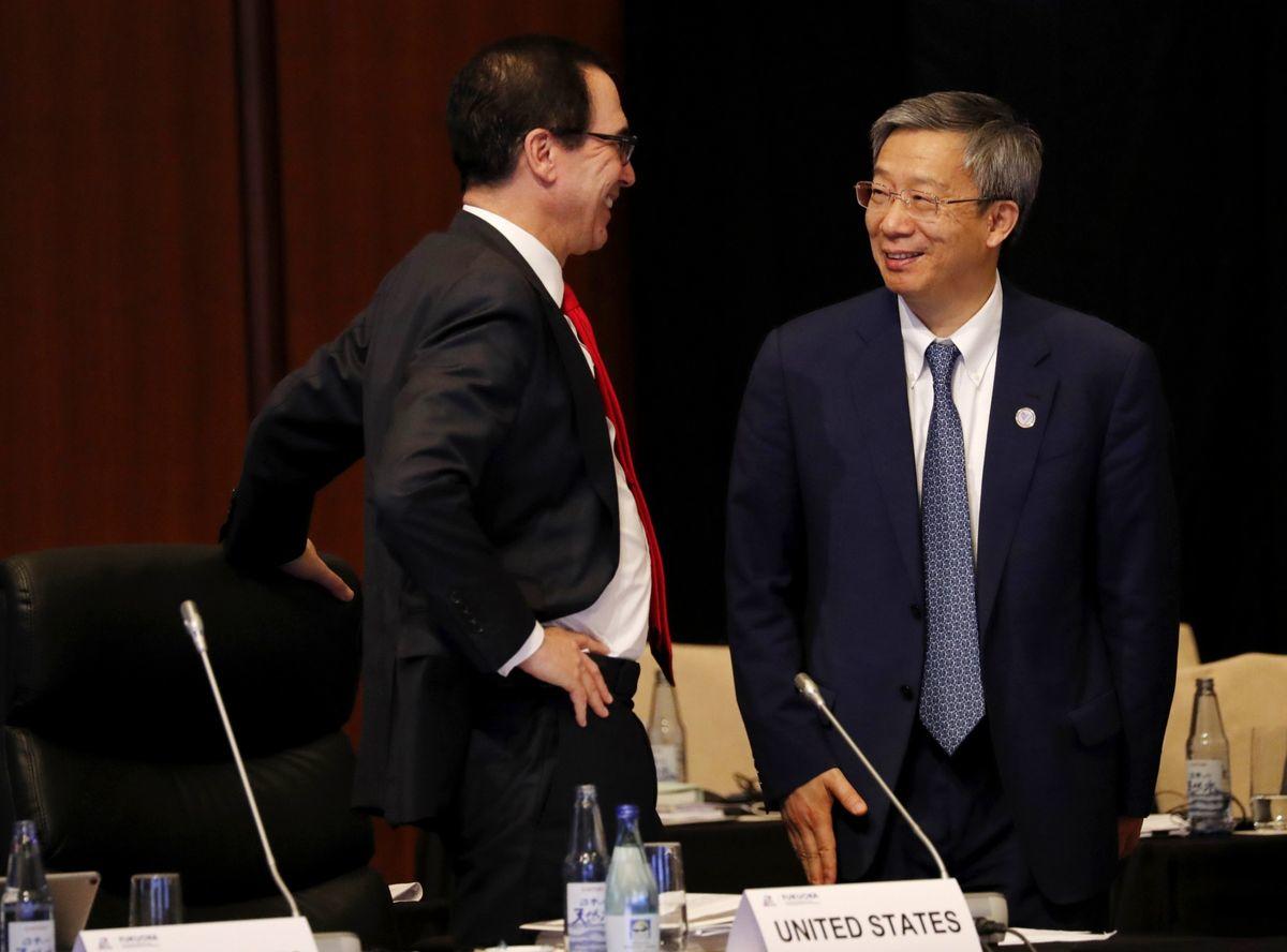Bộ trưởng Tài chính Mỹ phát tín hiệu tốt sau cuộc gặp với Thống đốc NHTW Trung Quốc