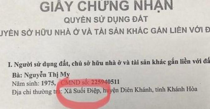 Ma mãnh giao dịch bằng sổ đỏ giả ở Khánh Hòa