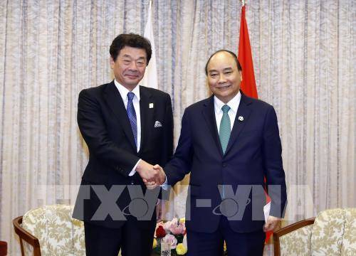 Thủ tướng Nguyễn Xuân Phúc tiếp nhiều nhà đầu tư Nhật Bản