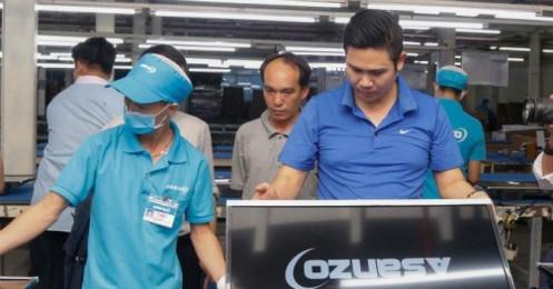 Asanzo tính việc ghi sản phẩm “Sản xuất tại Việt Nam, linh kiện nhập khẩu”