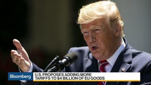 Mỹ đề xuất áp thêm thuế lên 4 tỷ USD hàng hóa EU