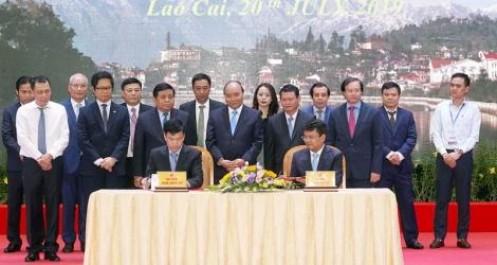 Thủ tướng chứng kiến dòng vốn 6,3 tỷ USD đầu tư vào Lào Cai