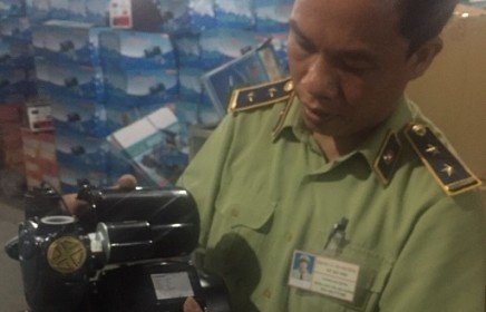 Chặn đứng 493 máy bơm nước giả mạo nhãn mác Việt Nam