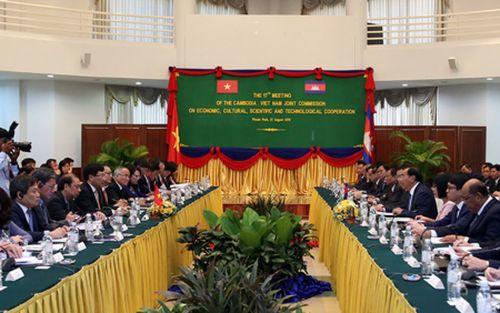 Việt Nam, Campuchia thống nhất nội dung hợp tác 28 lĩnh vực