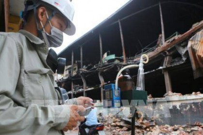 Vụ cháy ở Rạng Đông: Nồng độ thủy ngân trong môi trường đất không vượt ngưỡng có thể gây hại
