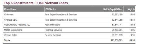 FTSE Russell loại CII, thêm VJC vào danh mục chỉ số FTSE Vietnam Index trong kỳ cơ cấu quý III/2019