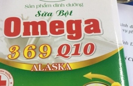 Thu giữ hơn 5.000 hộp sữa bột Omega 369 Q10 Alaska không đạt chuẩn