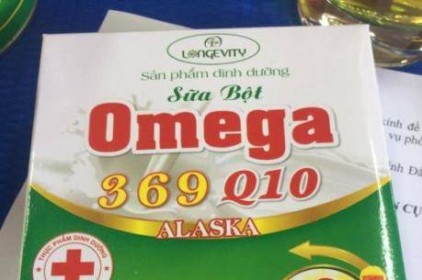 Thu  giữ 5.000 hộp sữa bột Omega 369 Q10 ALASKA không đủ tiêu chuẩn