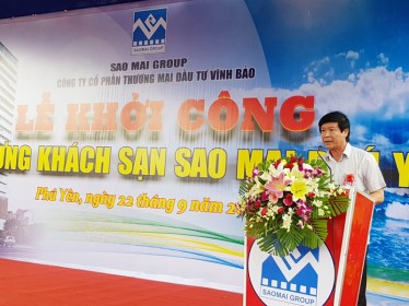 Tập đoàn Sao Mai Group lễ khởi công xây dựng khách sạn Sao Mai Phú Yên