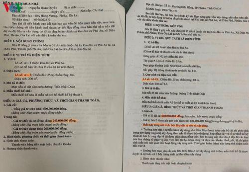 Những dấu hiệu lừa đảo tại Dự án nhà ở Phú An, Pleiku, Gia Lai