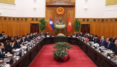 Thủ tướng Việt - Lào nhất trí nhiều vấn đề về biển Đông