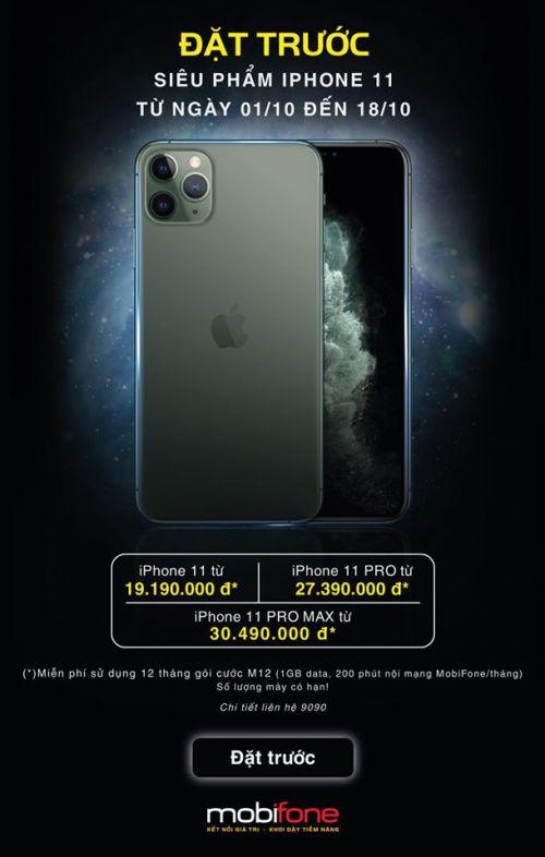 Rẻ hơn tới 3 triệu khi đặt trước iPhone 11/ 11 Pro/11 Pro Max chính hãng