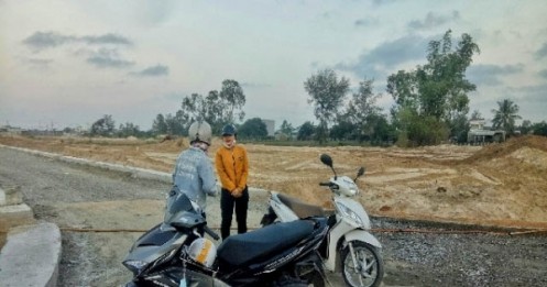 Chưa đủ điều kiện, chủ dự án trong Khu đô thị Điện Nam - Điện Ngọc rao bán đất rầm rộ