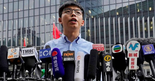 Hồng Kông cấm Hoàng Chi Phong ra tranh cử