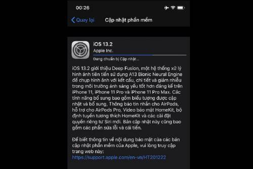Apple ra mắt iOS 13.2: Sửa hàng loạt lỗi, hỗ trợ AirPods Pro