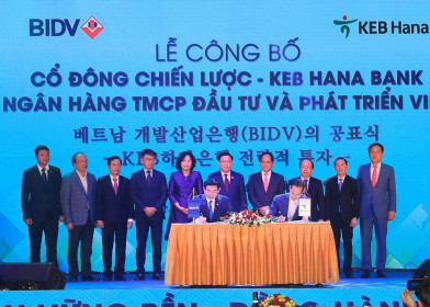BIDV công bố cổ đông chiến lược, trở thành ngân hàng có vốn điều lệ lớn nhất Việt Nam