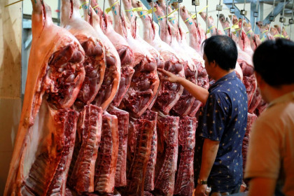 Sốc với giá thịt heo 200.000 đồng/kg