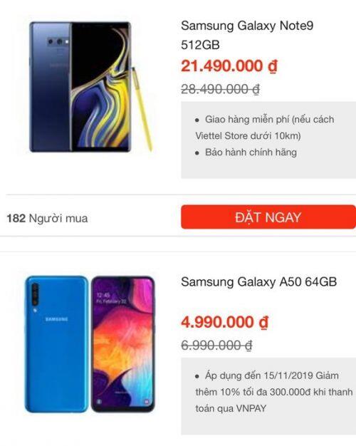 Smartphone đua nhau giảm giá sốc cuối năm