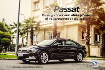 Ưu đãi lên đến 140 triệu đồng cho Volkswagen Passat