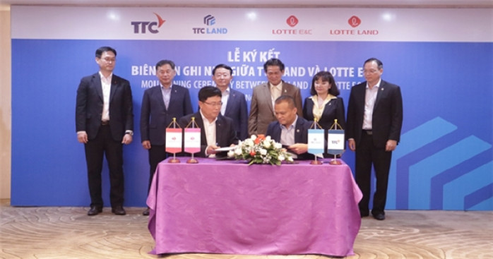 Lotte E&C rót 100 triệu USD cùng TTC Land đầu tư bất động sản