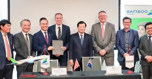 Bamboo Airways hợp tác cùng sân bay Melbourne xúc tiến đường bay thẳng Việt Nam – Úc