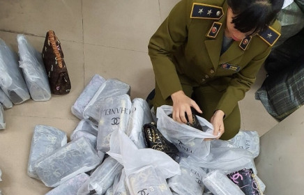 Hà Nội: Thu giữ gần 700 túi xách "nhái" Louis Vuitton, Chanel, Gucci