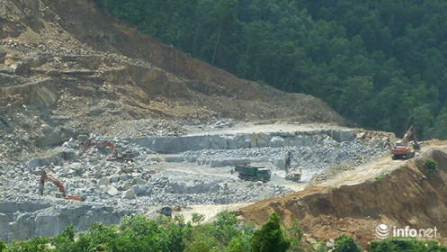 Đà Nẵng: Tước giấy phép Công ty khai thác khoáng sản có nhiều vi phạm