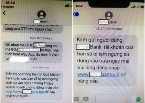 Bộ Công an cảnh báo thủ đoạn giả danh tin nhắn của ngân hàng để lừa đảo