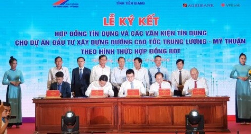 Dự án BOT cao tốc Trung Lương - Mỹ Thuận chính thức có 6.686 tỷ đồng vốn tín dụng