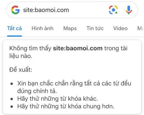 Google loại Báo Mới khỏi danh sách kết quả tìm kiếm