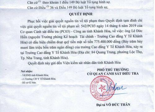 Đình chỉ hiệu trưởng, điều tra một trưởng phòng vụ lạm thu gần 20 tỉ