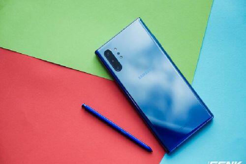 Cảm nhận màu mới trên Galaxy Note10+ Aura Blue