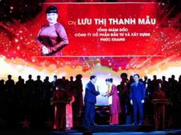 TOP 10 doanh nhân trẻ xuất sắc nhất – giải thưởng Sao Đỏ vinh danh CEO Phuc Khang Corporation
