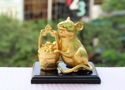 Quà tặng Tết 2020: Xuất hiện bộ sưu tập tượng Chuột mạ vàng đẳng cấp