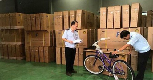 Xe đạp Trung Quốc gắn “Made in Viet Nam” để xuất đi Mỹ