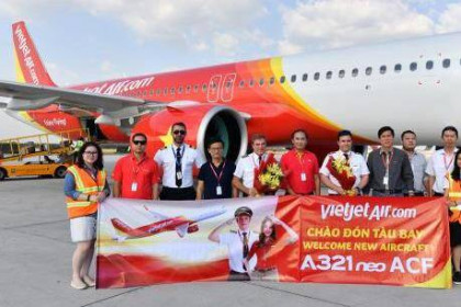 Vietjet đón thêm 2 tàu bay A321neo phục vụ cao điểm Tết