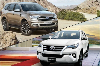 Mua SUV cỡ trung: Chọn Toyota Fortuner hay Ford Everest?