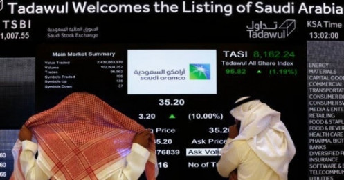 Cổ phiếu của Saudi Aramco đạt mức thấp kỷ lục trong bối cảnh căng thẳng tại Trung Đông