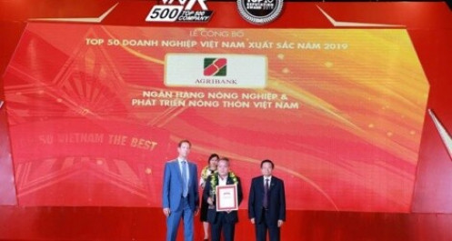 Agribank lọt Top 10 doanh nghiệp lớn nhất Việt Nam năm 2019