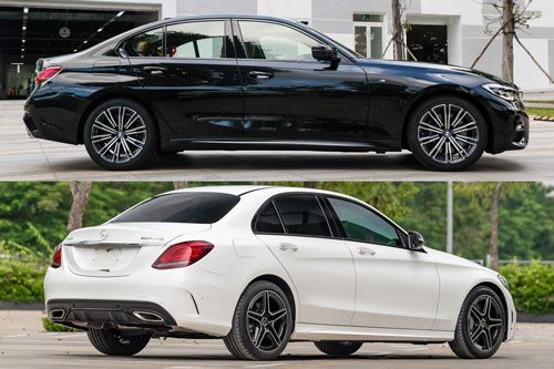 So sánh Mercedes-Benz C300 AMG với BMW 330i M-Sport: Chọn xe sang nào?