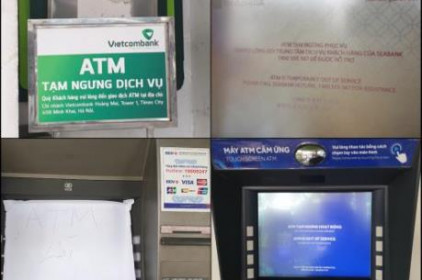 Hàng loạt ATM "nghỉ Tết" sớm, người dân "đôn đáo" chạy khắp nơi chờ rút tiền
