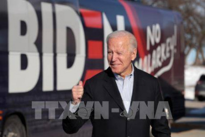 Bầu cử Mỹ 2020: Ứng cử viên Joe Biden dẫn đầu cuộc đua của đảng Dân chủ
