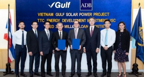 Dự án điện mặt trời 50 MW của TTC được vay gần 38 triệu USD từ ADB
