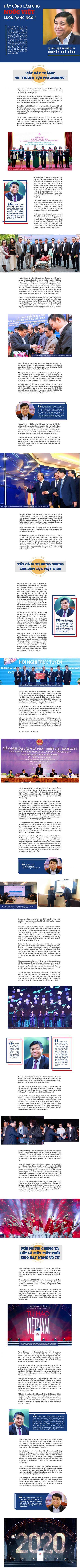 Bộ trưởng Bộ Kế hoạch và Đầu tư Nguyễn Chí Dũng: Hãy làm cho nước Việt luôn rạng ngời